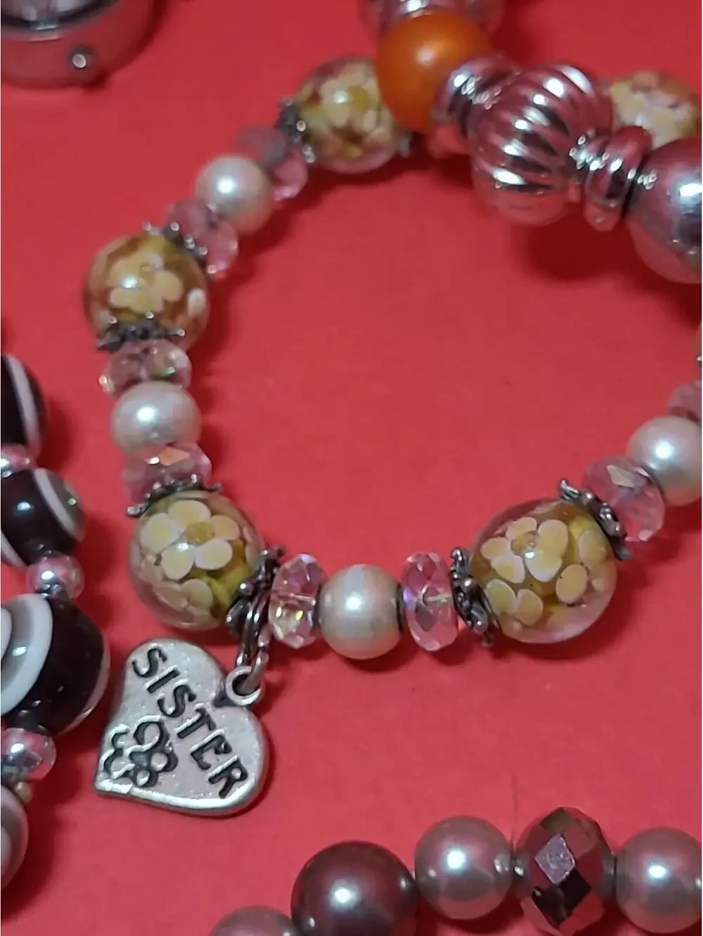 20 Vintage-Now Stretchable Beaded Bracelets